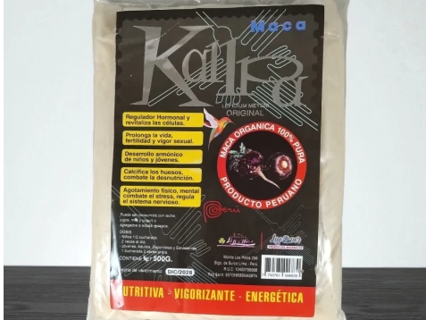 MACA NEGRA ORGANICA KALLPA x 500 GRS