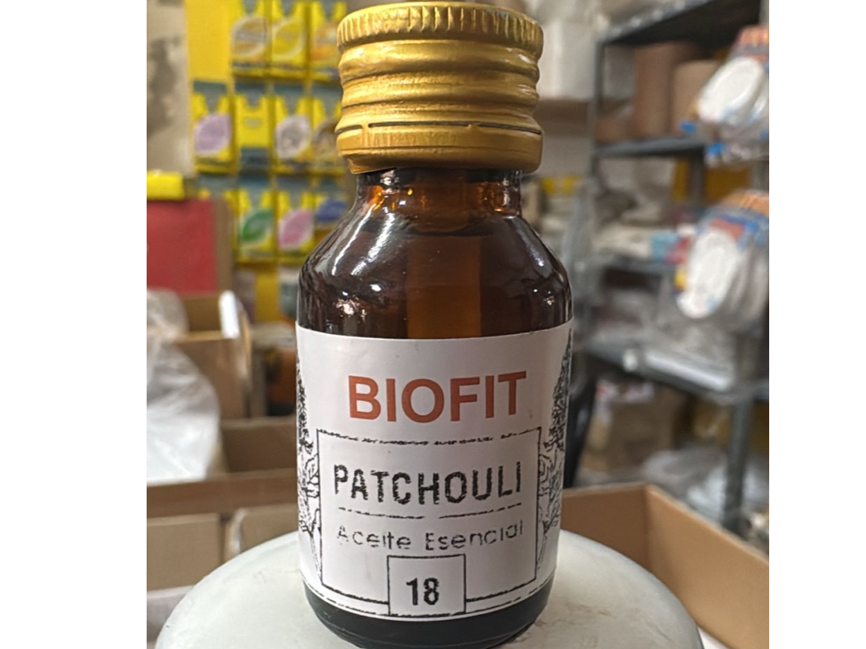 ACEITE ESENCIAL DE PATCHUOLI x 10 CC x UNIDAD