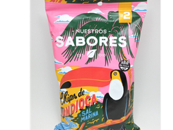 CHIPS DE MANDIOCA CON SAL MARINA SIN TACC x 80 GRS NUESTROS SABORES