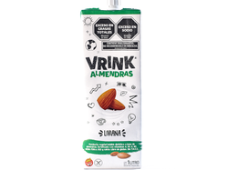 LECHE DE ALMENDRAS SIN AZUCAR AGREGADA x 1 LITRO SABOR ORIGINAL VRINK