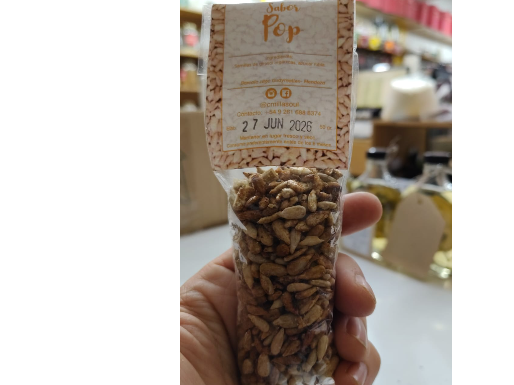 GARRAPIÑADA DE GIRASOL x 50 GRS