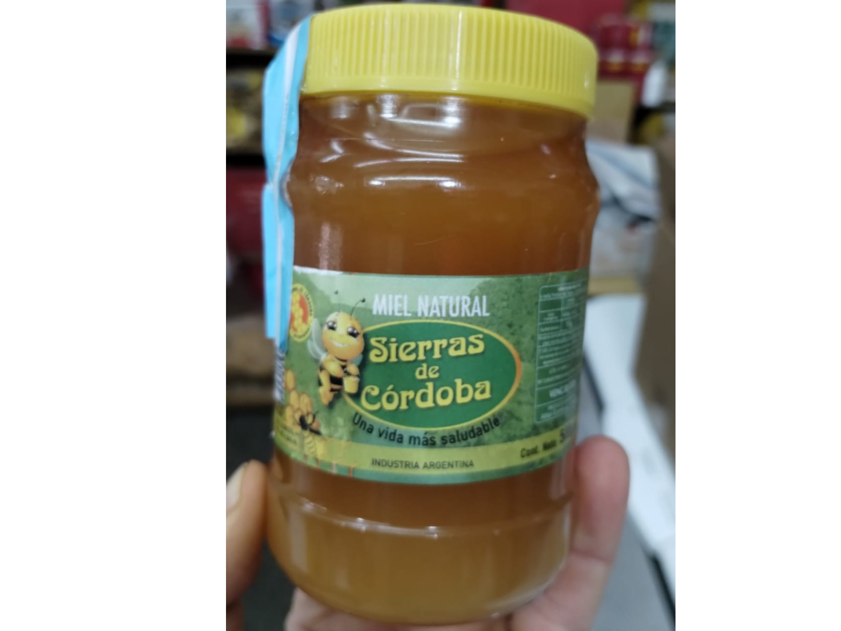 MIEL NATURAL SIERRAS DE CORDOBA x 250 GRS