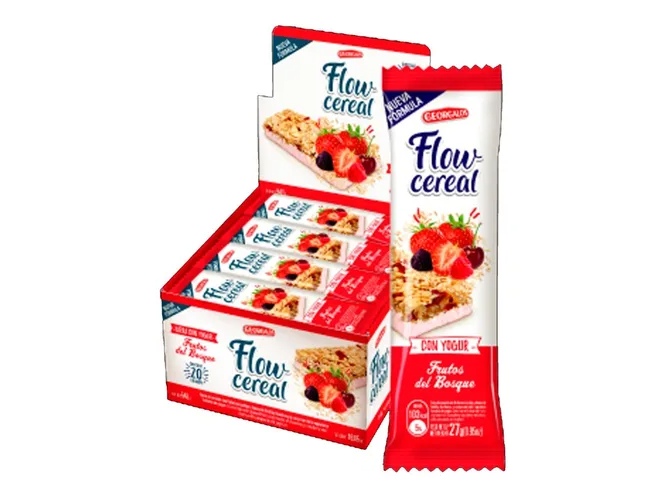 BARRITAS DE CEREALES FLOW CAJA DE 20 UNID.
