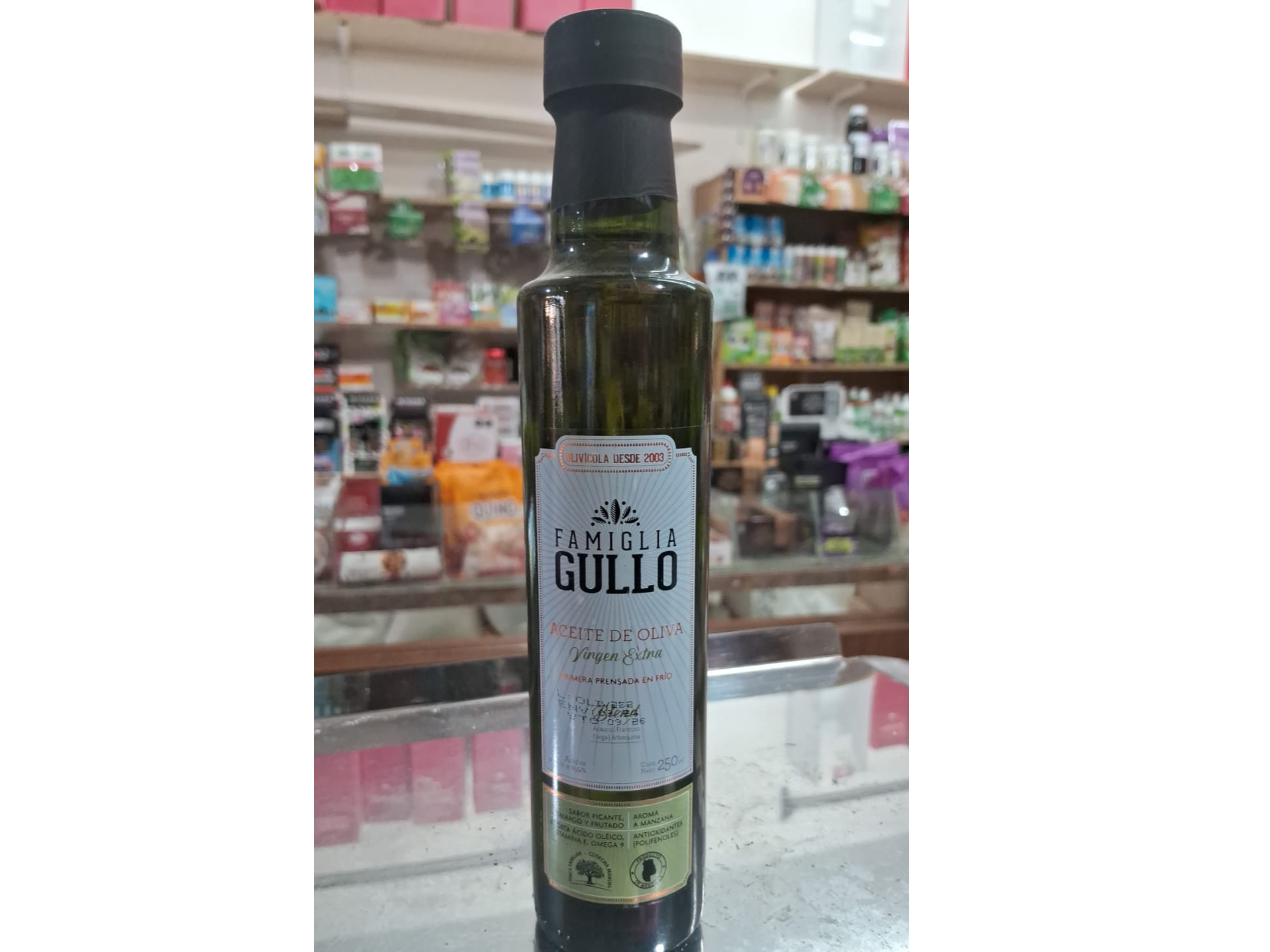 ACEITE DE OLIVA EXTRAVIRGEN GULLO x 250 CC