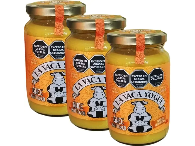 MANTECA CLARIFICADA GHEE LA VACA YOGUI x 350 CC