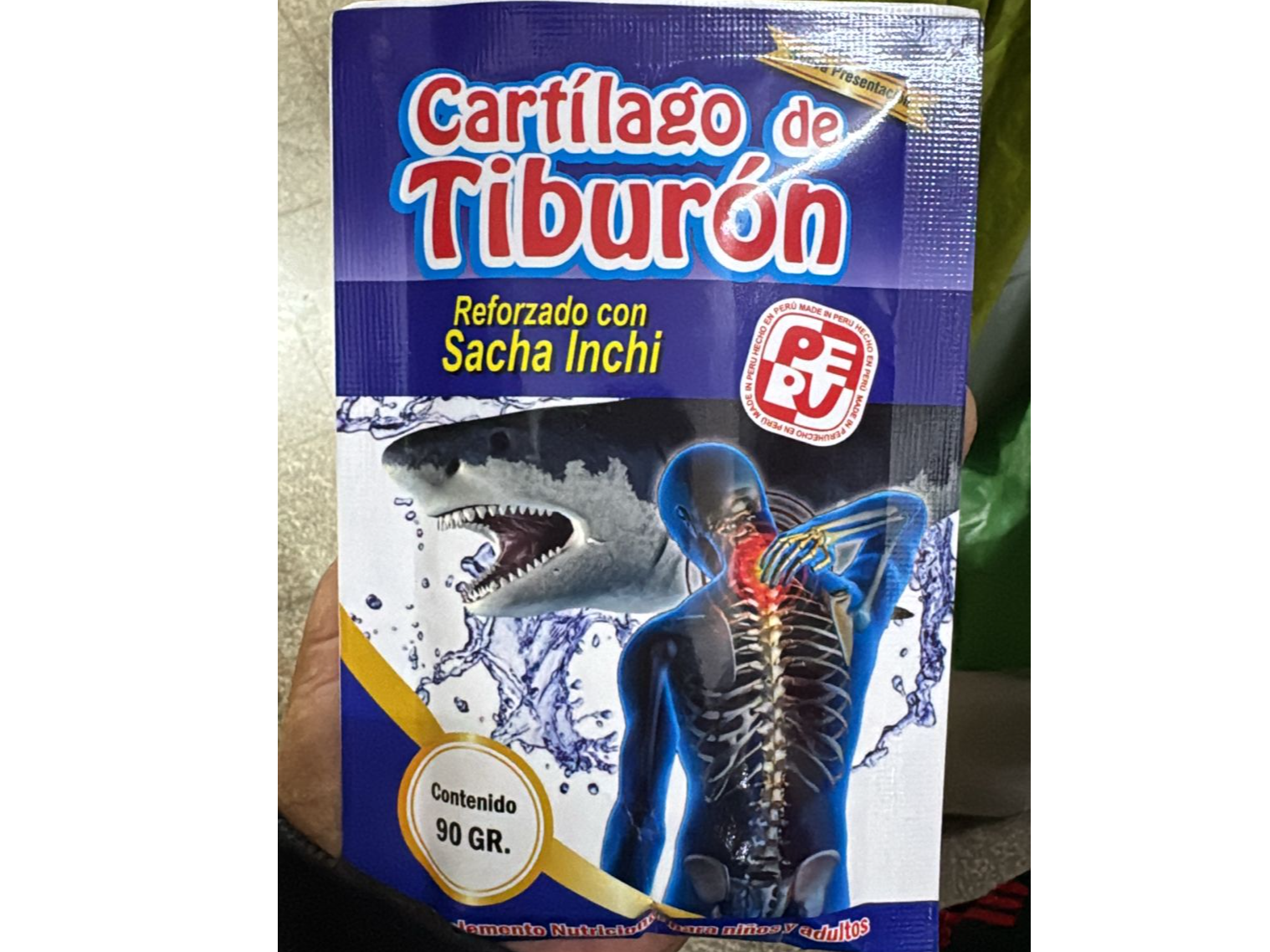 CARTILAGO DE TIBURON x 100 GRS
