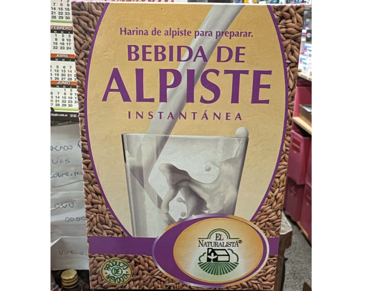 LECHE DE ALPISTE EL NATURALISTA x 250 GRS