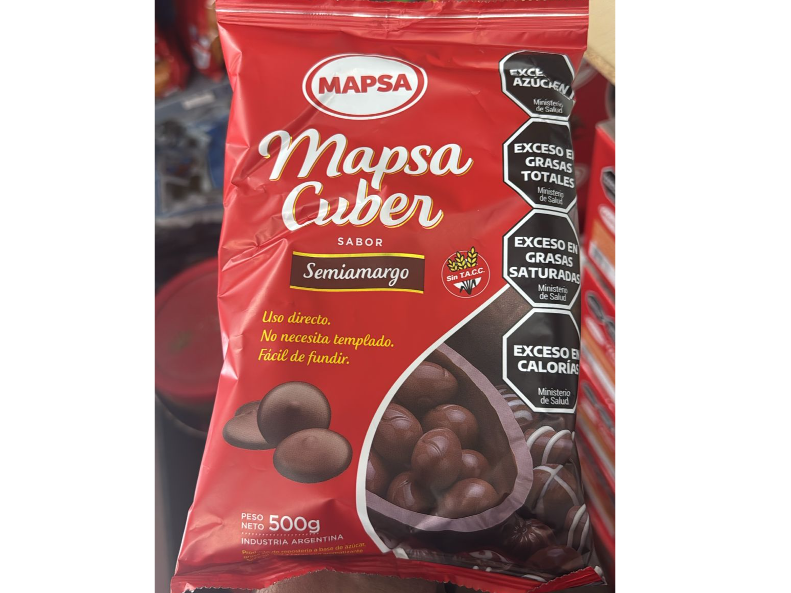 BAÑO REPOSTERIA NEGRO SEMIAMARGO MAPSA