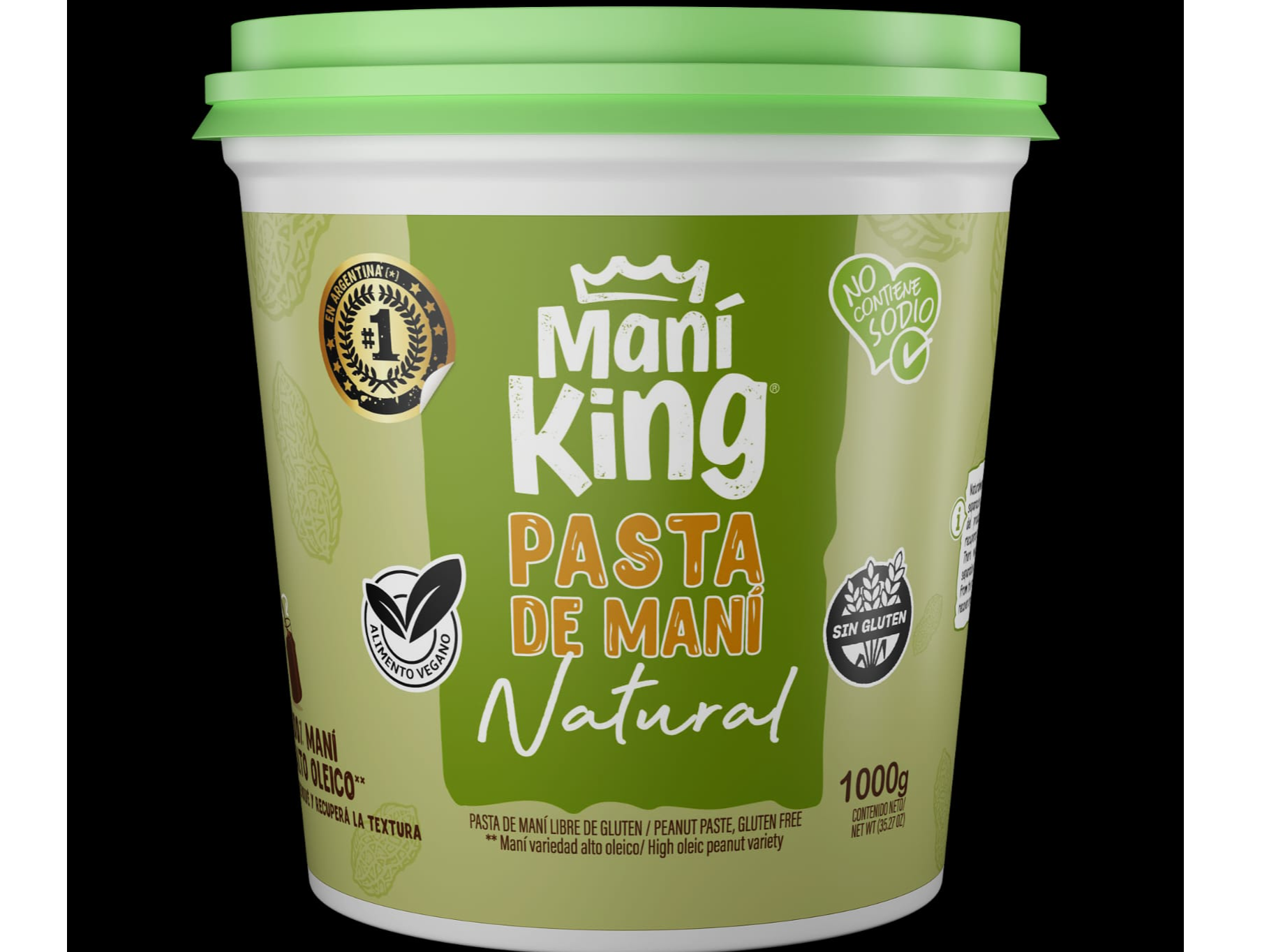 PASTA DE MANI KING x KG SIN AZUCAR AGREGADA