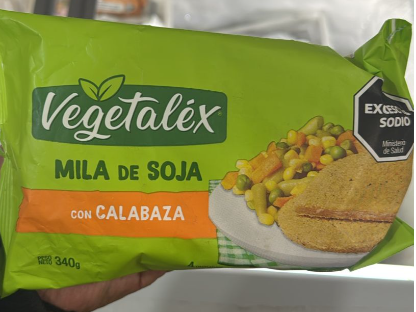 MILANESAS DE SOJA CON CALABAZA x 340 GRS VEGETALEX
