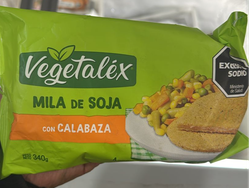 MILANESAS DE SOJA CON CALABAZA x 340 GRS VEGETALEX