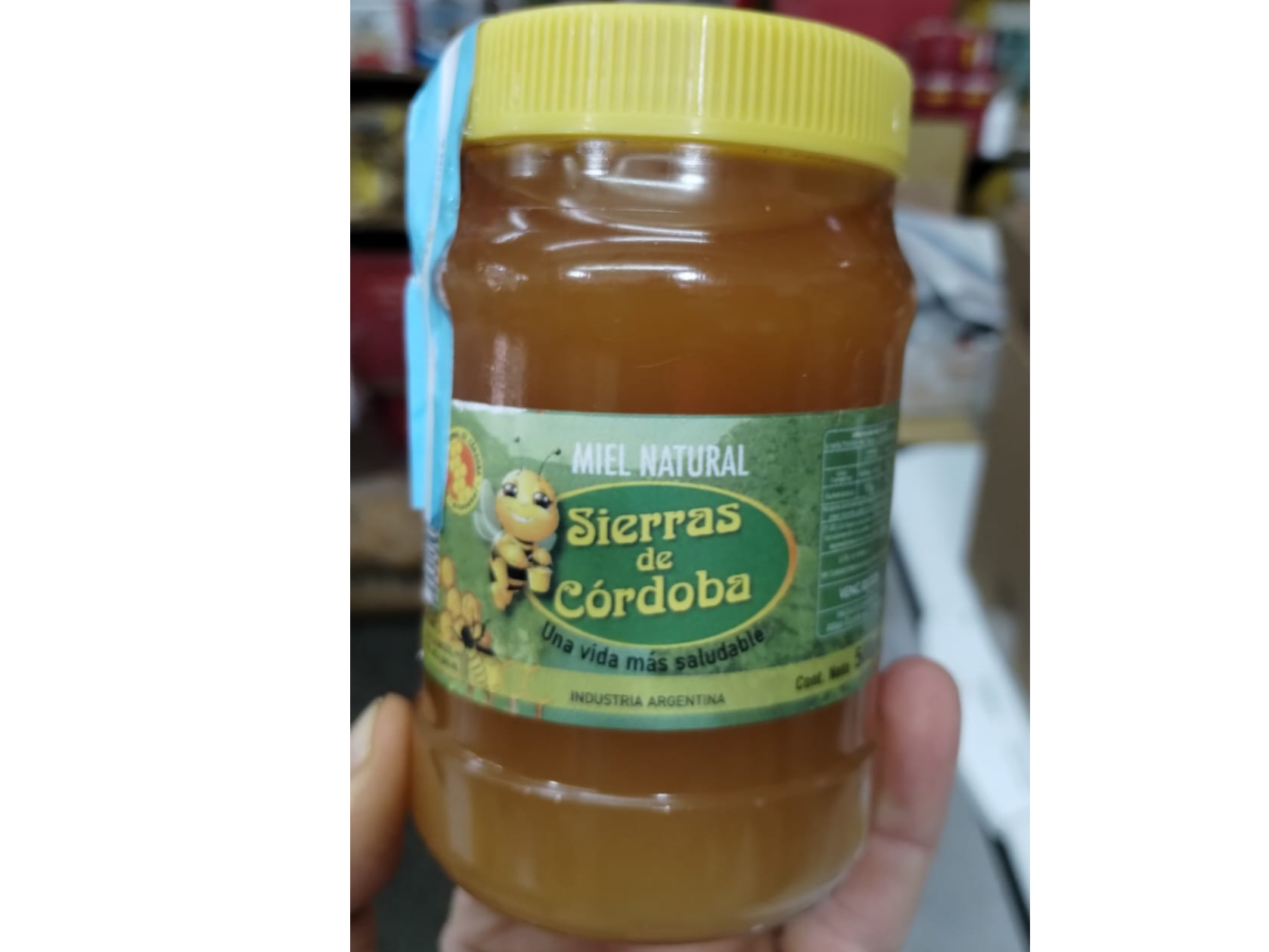 MIEL NATURAL SIERRAS DE CORDOBA x 500 GRS