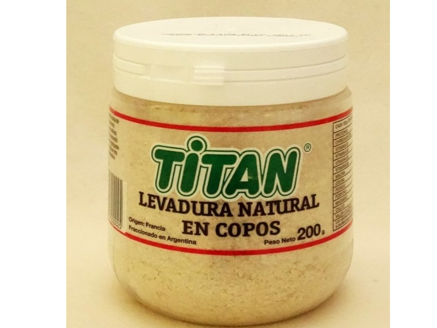 LEVADURA TITAN EN COPOS x 200 GRS