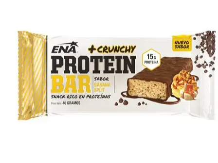 BARRAS PROTEICAS ENARGY SABOR BANANA x 46 GRS