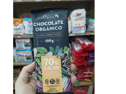 CHOCOLATE ORGANICO COLONIAL AL 70 % x 100 GRS