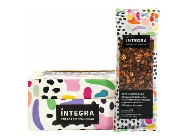 BARRITAS NUTRITIVAS CHOCOLATE SIN TACC INTEGRA x 42 GRS