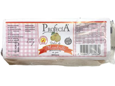 DULCE DE MEMRILLO PROFECIA x 650 GRS