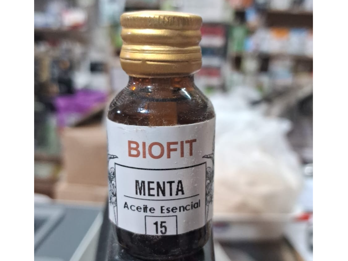 ACEITE ESENCIAL DE MENTA x 10 CC x UNIDAD