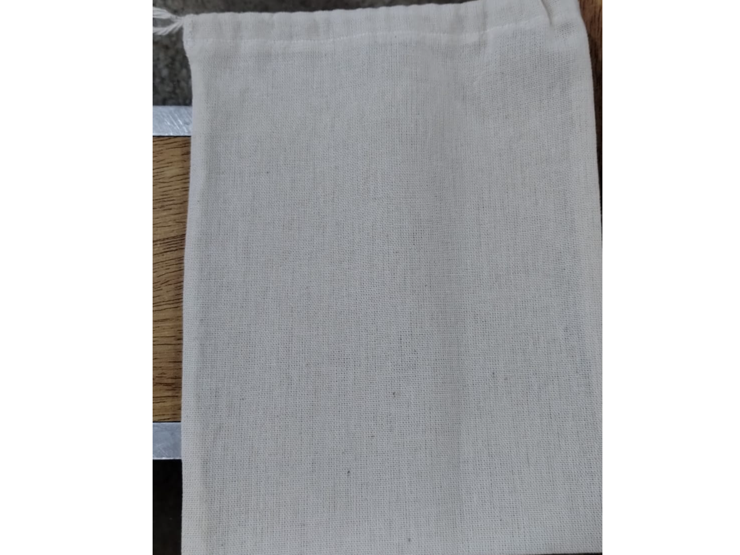 BOLSA PARA COLAR LECHES VEGETALES x UNIDAD ( PURO ALGODON )