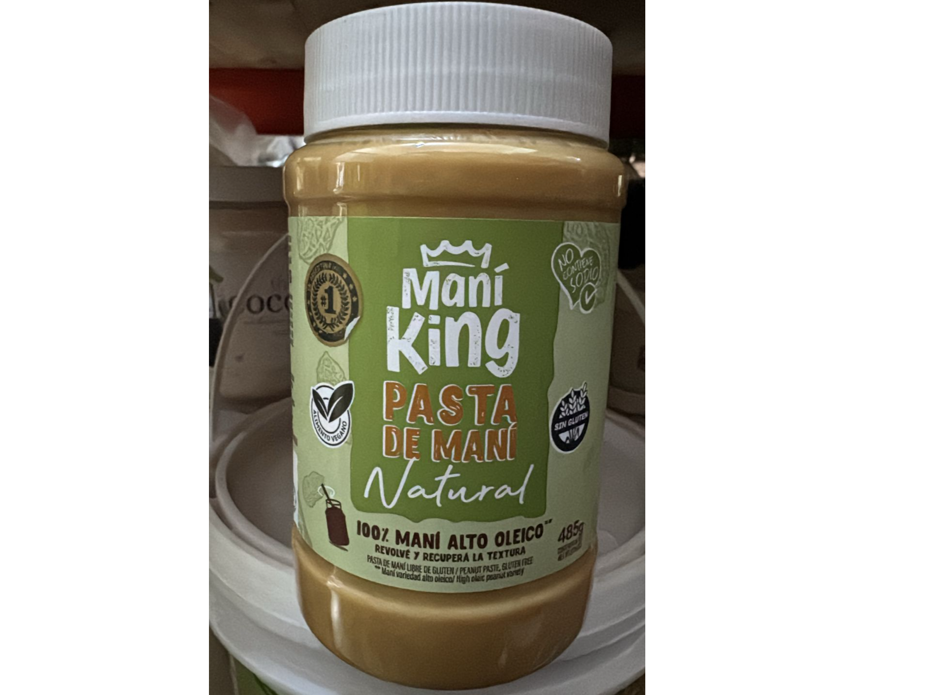 PASTA DE MANI KING x 500 GRS SIN AZUCAR AGREGADA