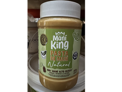 PASTA DE MANI KING x 500 GRS SIN AZUCAR AGREGADA