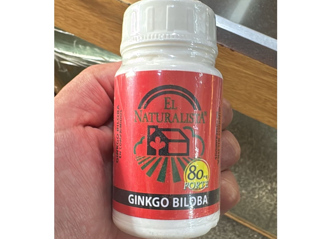 GINKGO BILOBA FORTE EL NATURALISTA x 60 COMPRIMIDOS