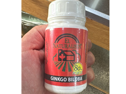 GINKGO BILOBA FORTE EL NATURALISTA x 60 COMPRIMIDOS