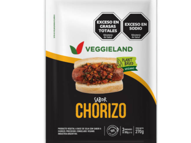 CHORIZO  VEGANO x 3 UN VEGGIELAND
