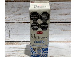 CREMA CHANTILLY VEGETAL ULTRA RICH x 1 LITRO
