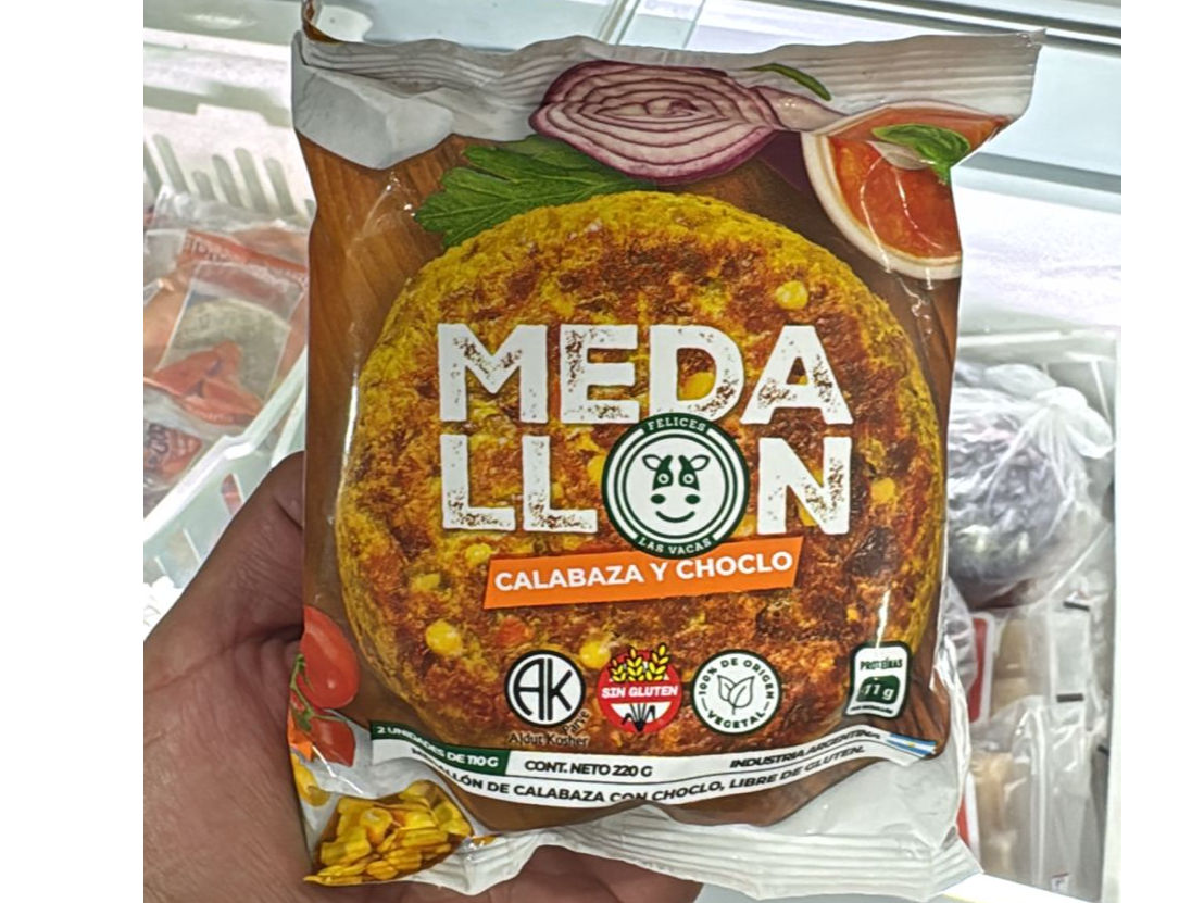 MEDALLONES DE CALABAZA Y CHOCLO FELICES LAS VACAS 2 UNID. 110 GRS