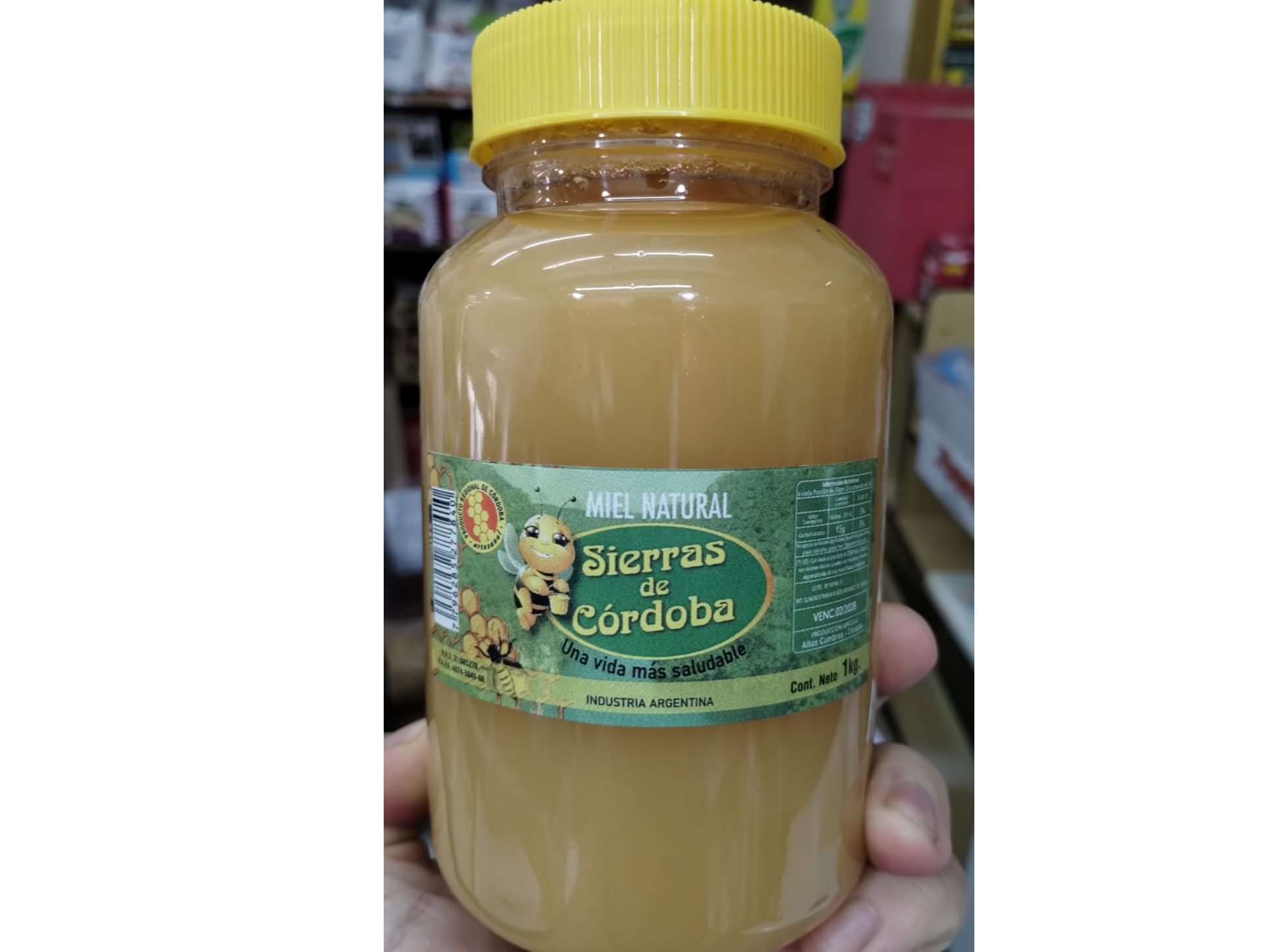 MIEL NATURAL SIERRAS DE CORDOBA x 1 KG