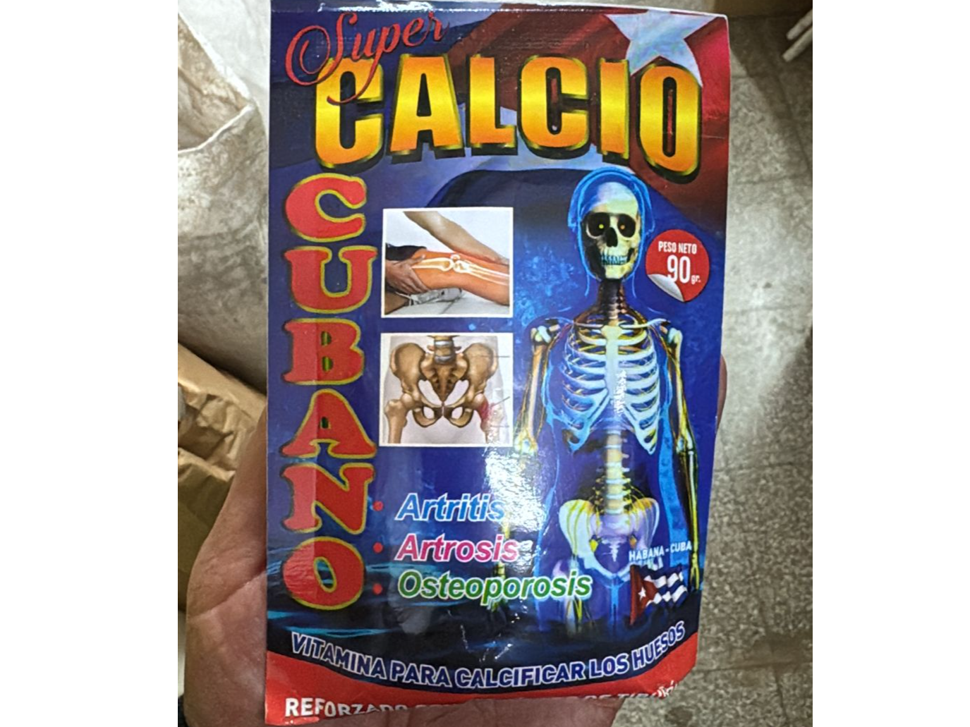 CALCIO CUBANO x 100 GRS