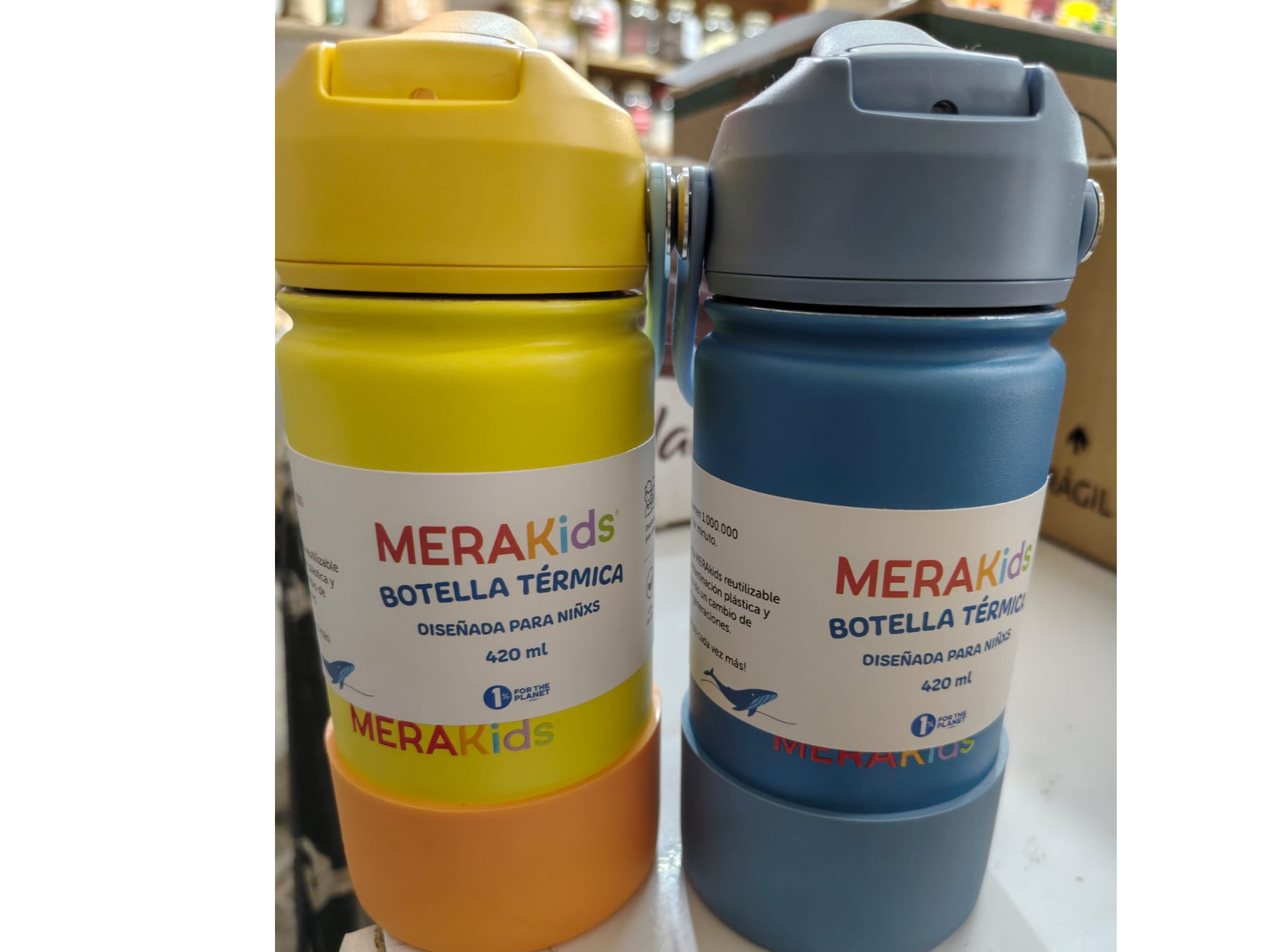 BOTELLA TERMICA PARA NIÑOS MERA KIDS x 420 CC