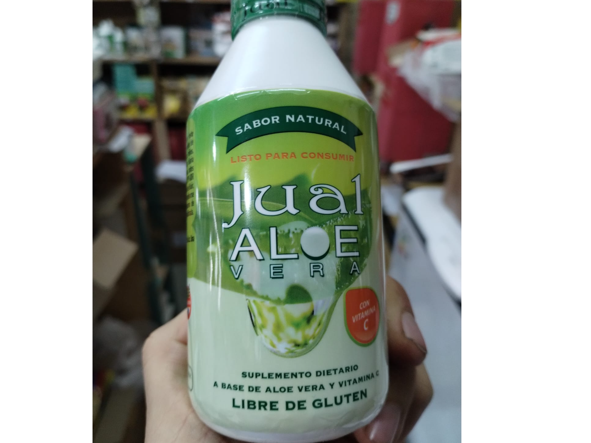 JUGO DE ALOE VERA NATURAL JUAL x 250 CC