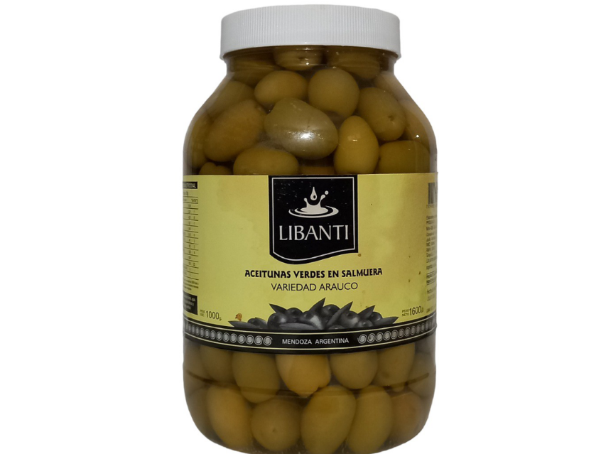 ACEITUNAS VERDES x 1 KG LIBANTI