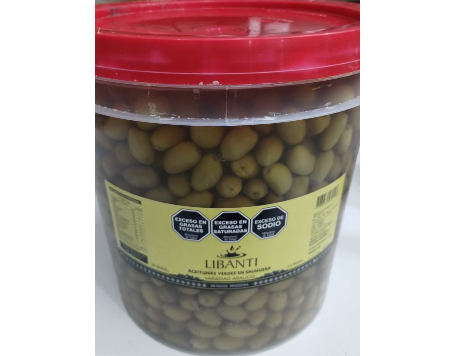 ACEITUNAS VERDES X 5 KG LIBANTI
