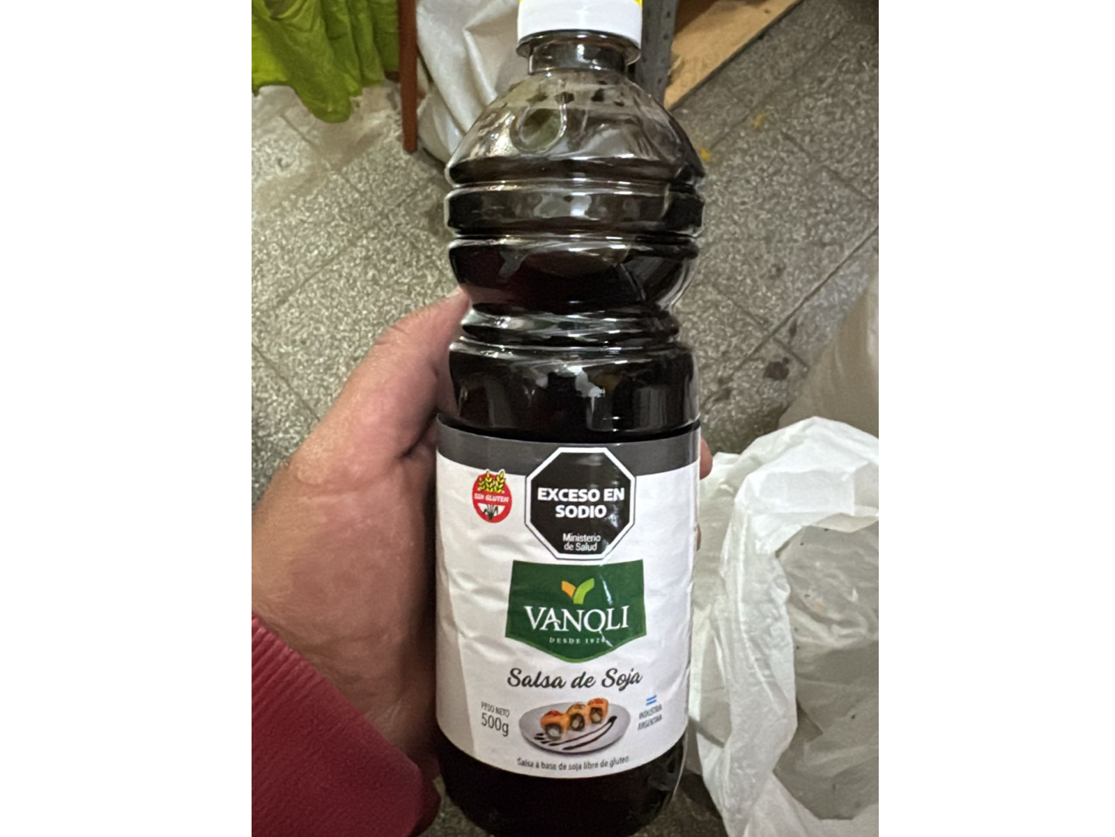 SALSA DE SOJA VANOLI x 500 CC  SIN TACC
