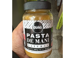 PASTA DE MANI ODDIS SIN AZUCAR AGREGADA ENVASE DE VIDRIO x 350 GRS