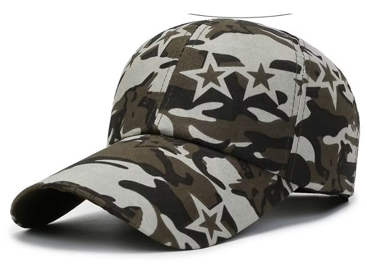 Gorra curva camuflada