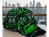 Gorra visera curva ,diseño Ruta 66