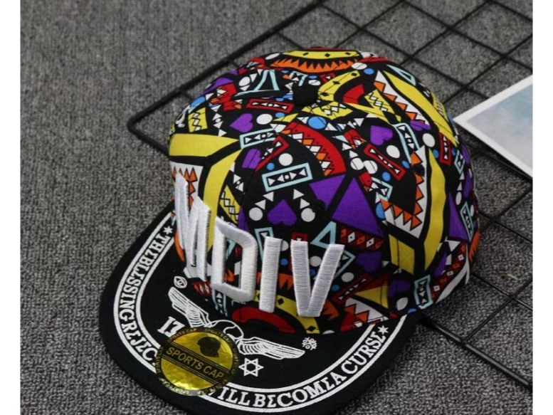 Gorra Plana Bordada