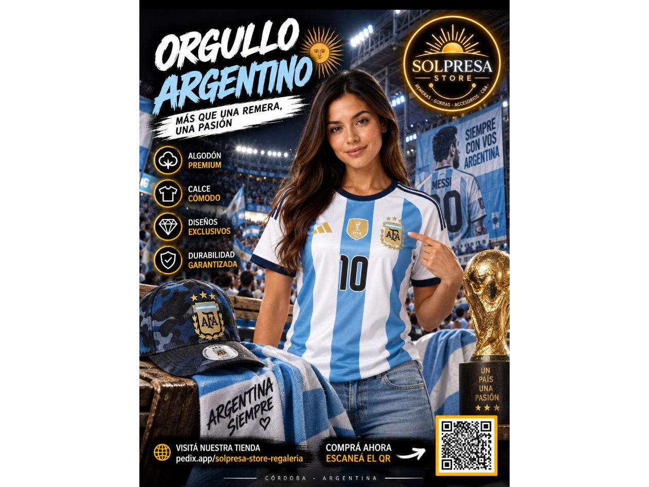 Camiseta selección Argentina adulto