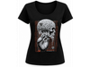 Remera negra estampada mujer talle XXL