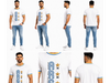 Remera Argentina (temática) talle XXL