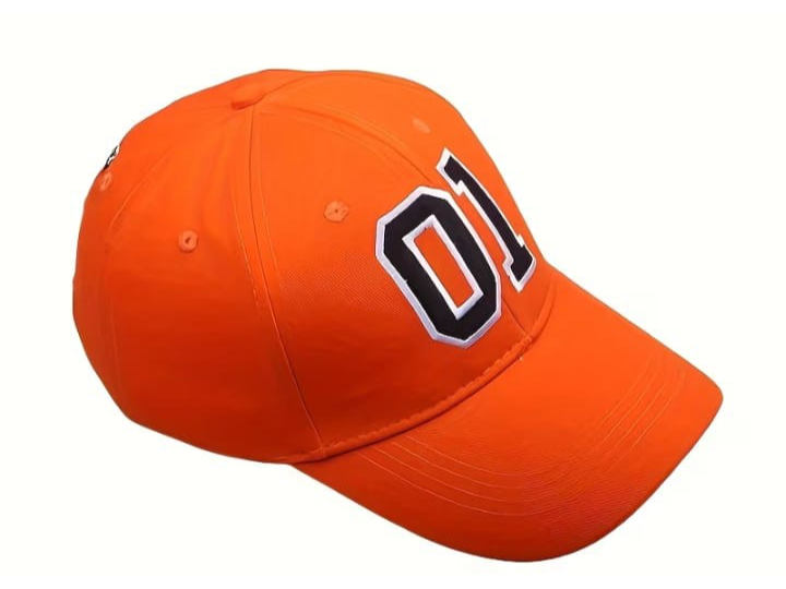 Gorra curva anaranjada 01