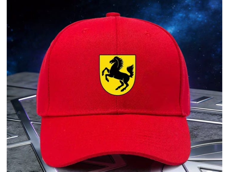 Gorra curva logo Ferrari