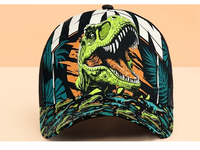 Gorra dinosaurio+bolsito de regalo (niños)