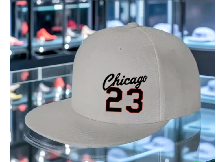 Gorra visera plana Chicago 23
