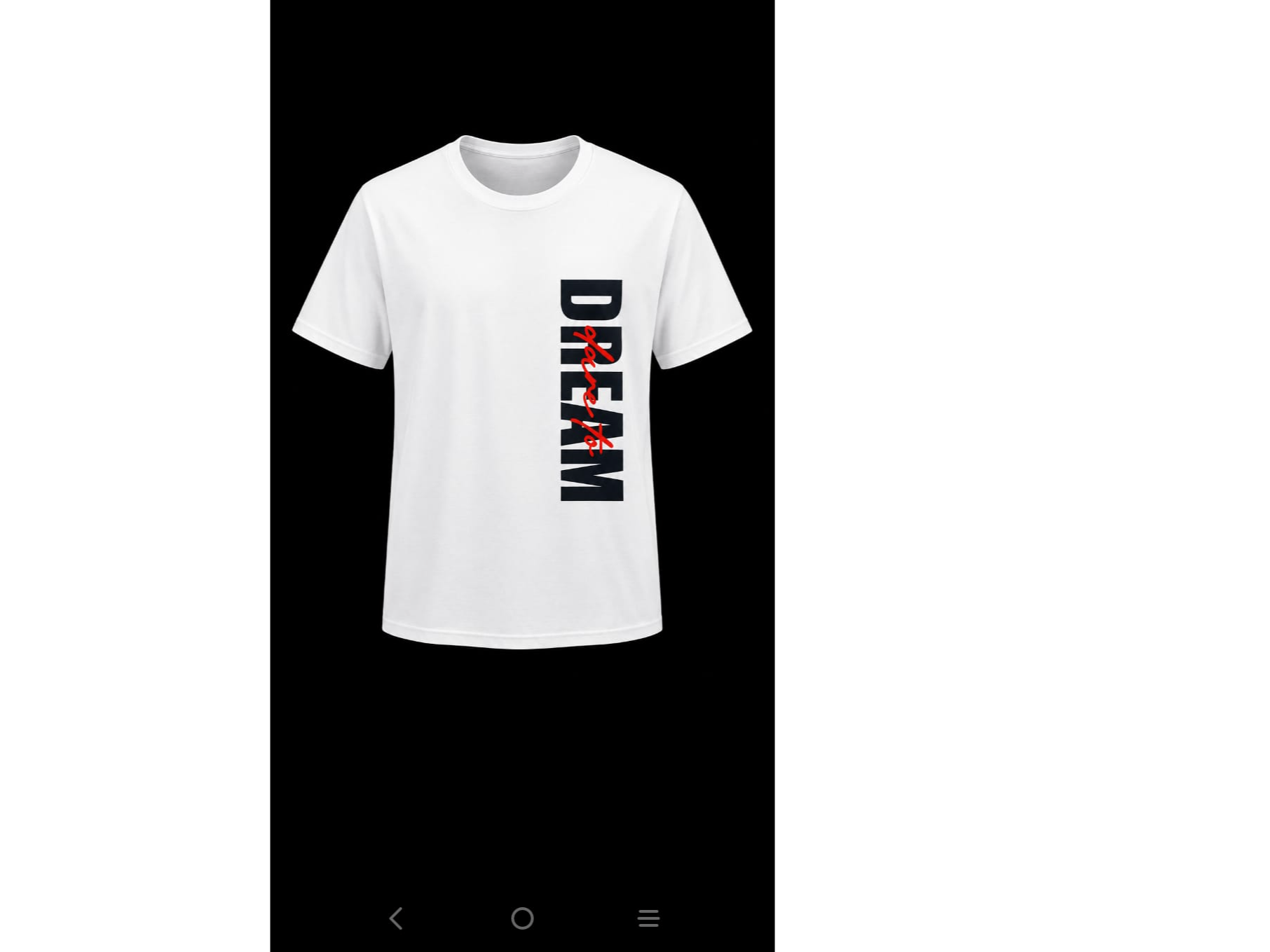 Remera algodón premium talle XL