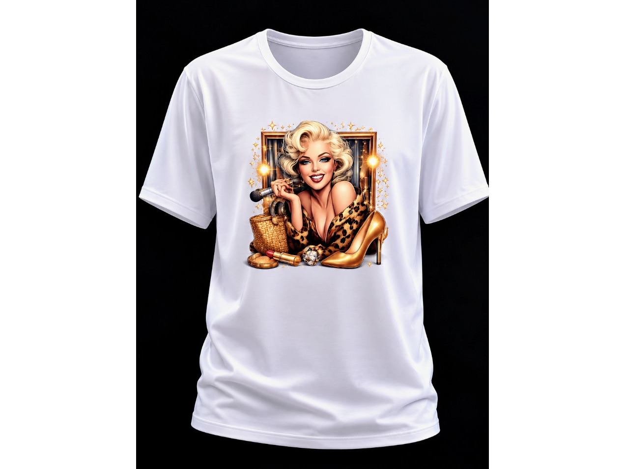 Remera talle XL /6 / estampada diseño Marilyn